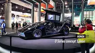 Abroad the Honda 0 Concepts at CES 2024