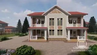 Дизайн проект фасада дома, г. Москва