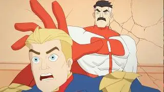 Omni-Man VS Homelander FIGHT ANIMATION (Invincible VS The Boys)