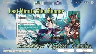 Last Minute for Xiao Banner Gone - Genshin Impact