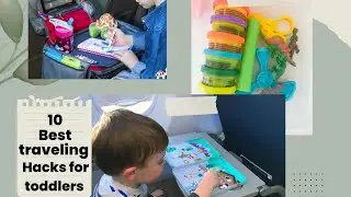 10 best activities on flights for toddlers| best road trip activities | travelling hacks for kids