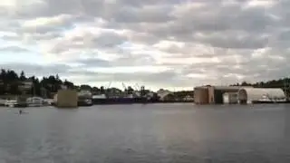 On the boat in Seattle