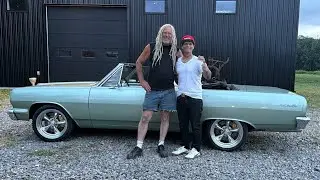 Mike Hall showed up in his newly restored 1964 Chevelle SS... and so did an ARMY of people!!! 🤯