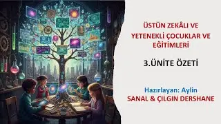 ÜSTÜN ZEKALI VE YETENEKLİ ÇOCUKLAR VE EĞİTİMLERİ 3. ÜNİTE
