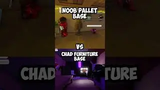 Noob Base vs Chad Base #roblox