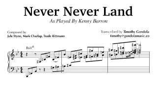 Kenny Barron plays Never Never Land