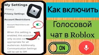 Как включить голосовой чат Roblox (без проверки 2024) Включить голосовой чат в Roblox