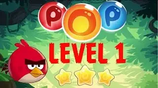 Angry Birds POP Bubble Shooter (Stella POP) - Level 1