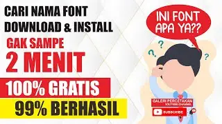 CARA MENCARI NAMA FONT / HURUF DENGAN MUDAH DAN CEPAT