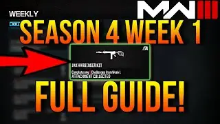 How To Complete ALL SEASON 4 WEEK 1 Challenges MW3 (Multiplayer)!
