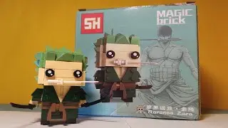 Roronoa Zoro - BRICKHEADZ | Lego Stop Motion Build SH MAGIC brick