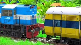 WDM3D SHUNTING MEMU COACH | BUMPY RAILROAD | Train Simulator | Railworks 3 | NTG GAMING