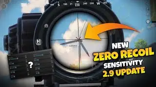 BGMI🔥NEW 2.9 UPDATE ZERO RECOIL SENSITIVITY | Bgmi No Recoil Sensitivity | Bgmi New Sensitivity Sett