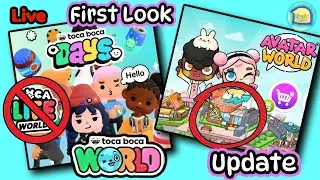 (LIVE) TOCA BOCA DAYS First Look + Avatar World Update (gameplay with Everyone's Toy Club)