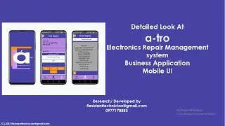 .net Maui: Atro Electronics Repair Management System Mobil UI In Depth Look