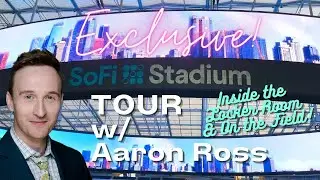 SoFi Stadium Tour - Inside Locker Room & On the Field