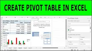 How to Create Pivot Table in Microsoft Excel | Pivot Table in Excel | Pivot Table Excel Tutorial