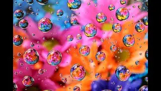 Stunning Abstract Art with Water on Glass!