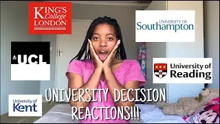 University Decision Reaction | UK Universities(KCL, UCL, Southampton...| International Student