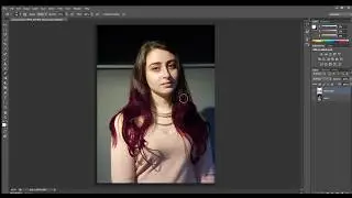 Adobe Photoshop: Changing Hair Color by Reem Abou Ibrahim