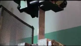 Crush test of a ship