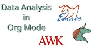 Data Analysis with Emacs Org Mode: Tables and AWK Source Blocks