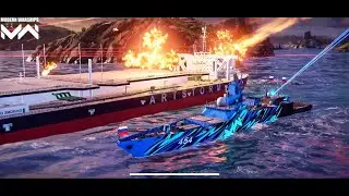 Modern Warships : RF Admiral Gorshkov Choose for Protect ArtStorm Ship that’s Attacks​ from Enemy.