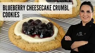 CRUMBL BLUEBERREY CHEESECAKE COOKIES