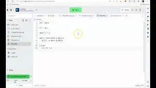 replit - makefile