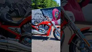 What do you like most about this Harley Davidson Screamin Eagle CVO V-Rod? #motorcycle #shorts #cvo