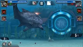 Adventure battle of marine dinosaurs