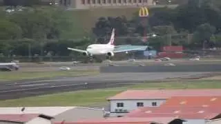 Aterrizaje de Boeing737 Air Panama