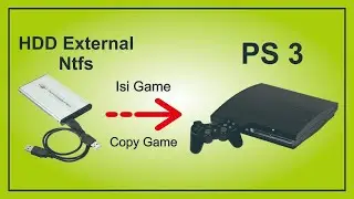 CARA ISI GAME PS3 SENDIRI |  Hardisk NTFS Bisa Terbaca Di Dalam Multiman PS3