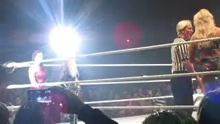 Becky Lynch In Ring Poses WWE Live London