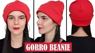 COMO HACER EL GORRO BEANIE / GORRO DE INVIERNO PARA ADULTOS Y NIÑOS - FÁCIL Y RÁPIDO - ByMariG