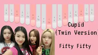 FIFTY FIFTY (피프티 피프티)-Cupid (Twin Ver) | Kalimba Cover with Tabs On-Screen