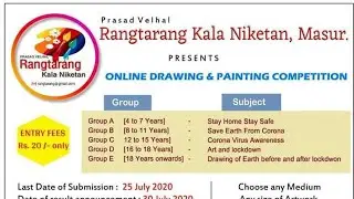Online drawing competition