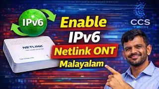 How to Enable & config IPv6 netlink ONT in malayalam #IPv6 #ONT #netlink
