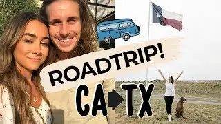 MOVING VLOG #2 | Roadtrip from California to Texas