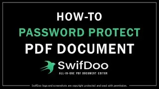 How to Password Protect PDF Document in SwifDoo