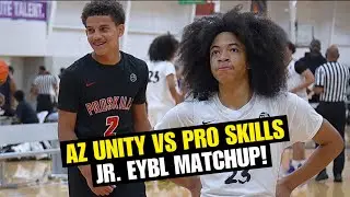 Martray Bagley and Trey Wright GO AT IT in Jr. EYBL Matchup!!