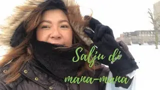 🎥Vlog 92❤️❤️Salju di mana-mana/ keliling komplex/pake baju winter tingkat dewa/ganti makeup ❤️❤️