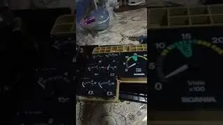 Скания ремонт приборной понели