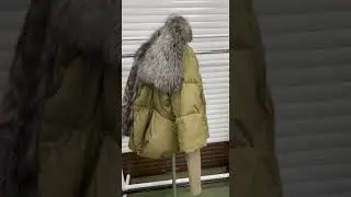 Пуховик с мехом Чернобурки ❄️ Зима.