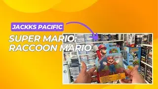 Unboxing the Jakks Pacific Super Mario: Raccoon Mario Nintendo 4” Action Figure