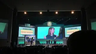 190420 오마이걸 (OH MY GIRL) 팬미팅 - 비니 모델 워킹하고 애교 3종 세트