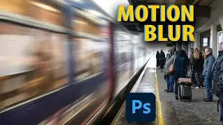 Photoshop motion blur ~ Adobe Photoshop Tutorial Hindi #photoshop