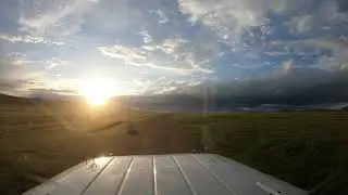 Exploring and Driving in Khangai Mountains Mongolia