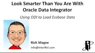 Using ODI to Load Essbase Data