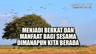 RENUNGAN PAGI - MENJADI BERKAT DAN MANFAAT BAGI SESAMA DIMANAPUN KITA BERADA - LUKAS 13 : 18 - 21